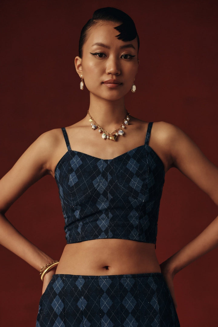 Arlequin Top - Sage By Mala