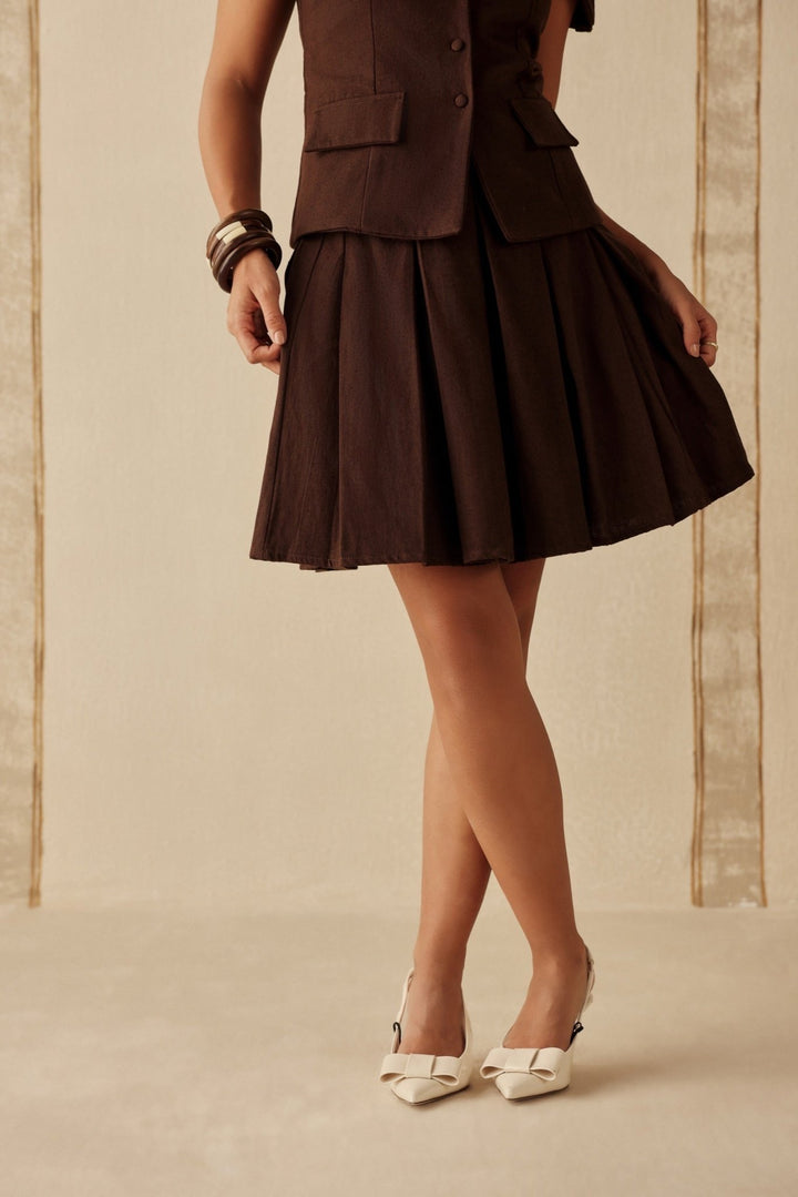 Chaillot Skirt - Sage By Mala