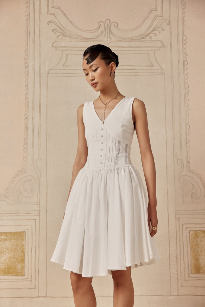 Clichy Dress - Sage By Mala