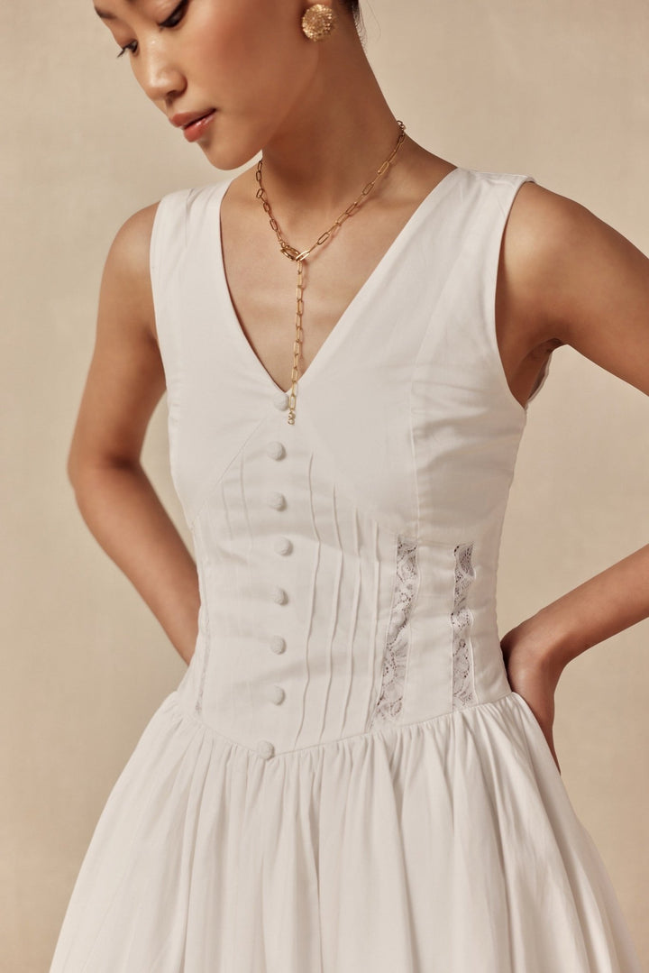 Clichy Dress - Sage By Mala