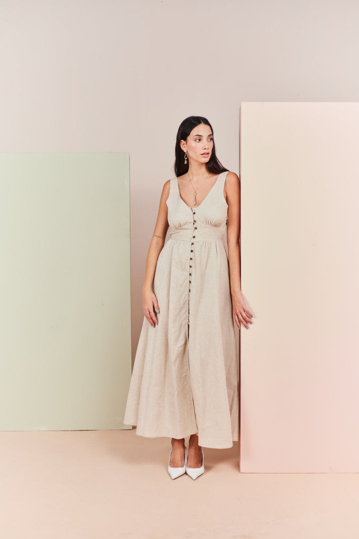 Cristina Dress - Sage By Mala