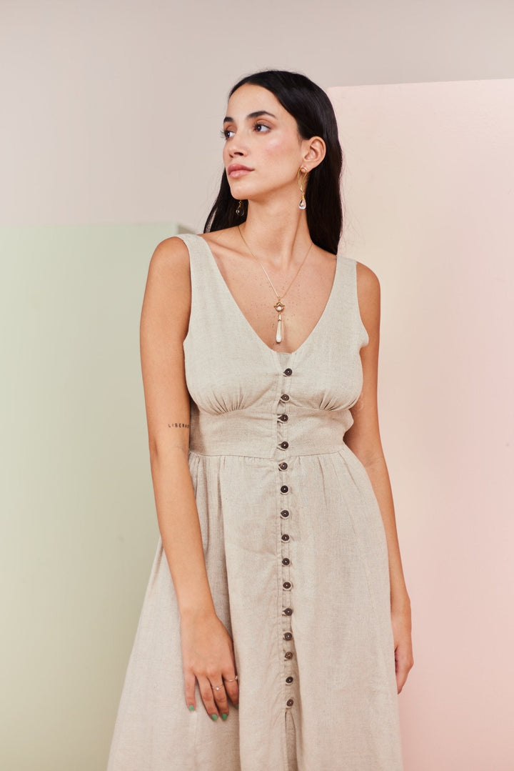 Cristina Dress - Sage By Mala