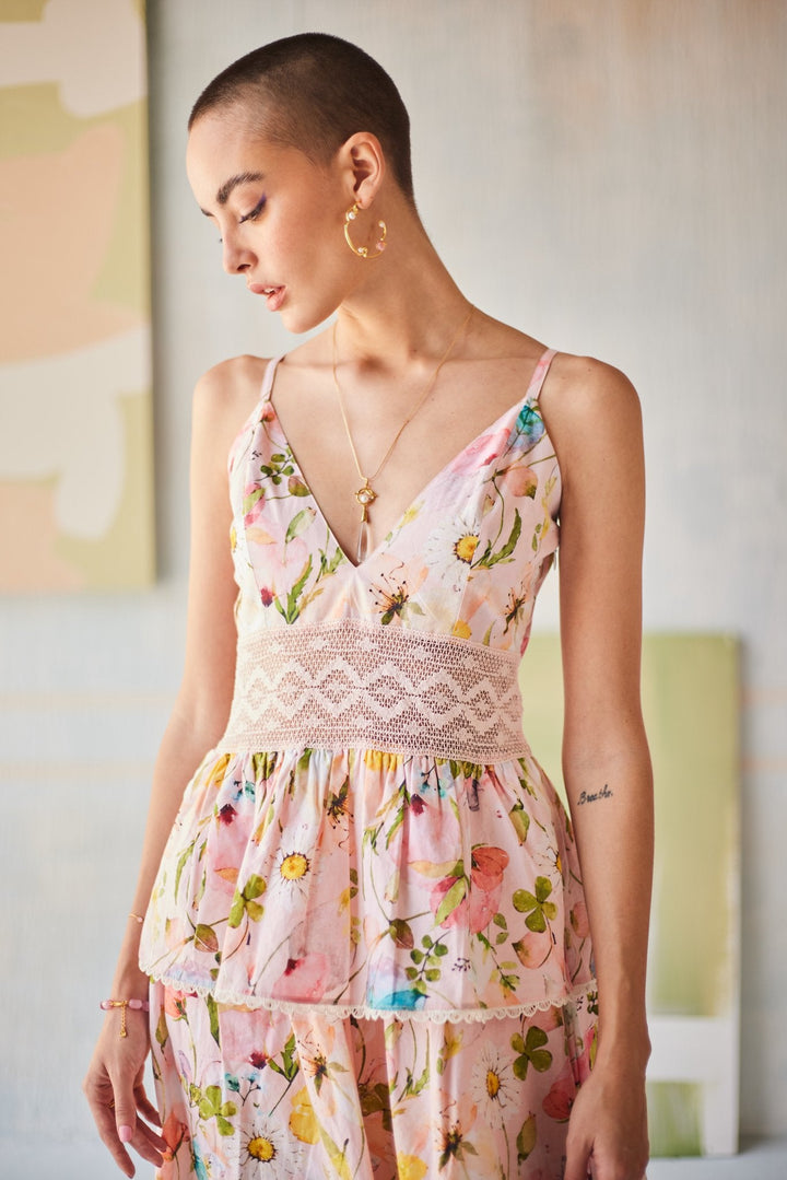 Gardenia Pink Dress - Sage By Mala