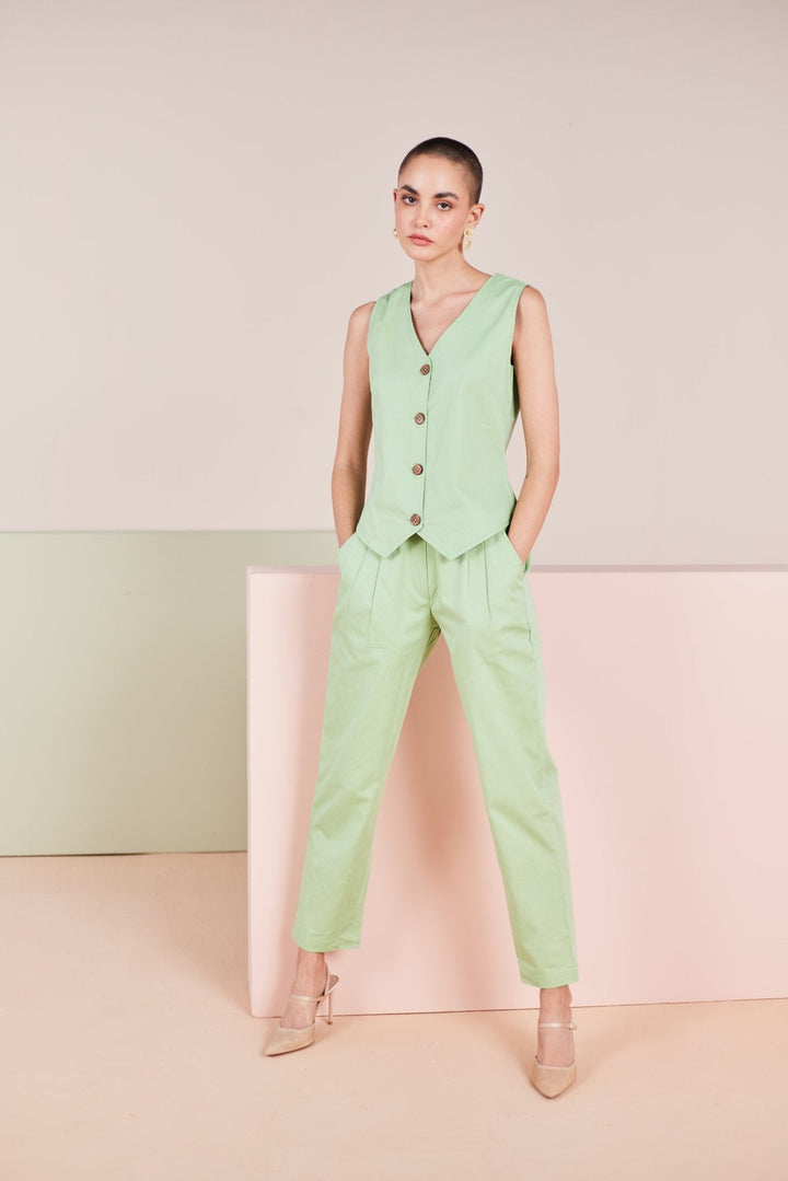 Greta Co-ord Set - Sage By Mala