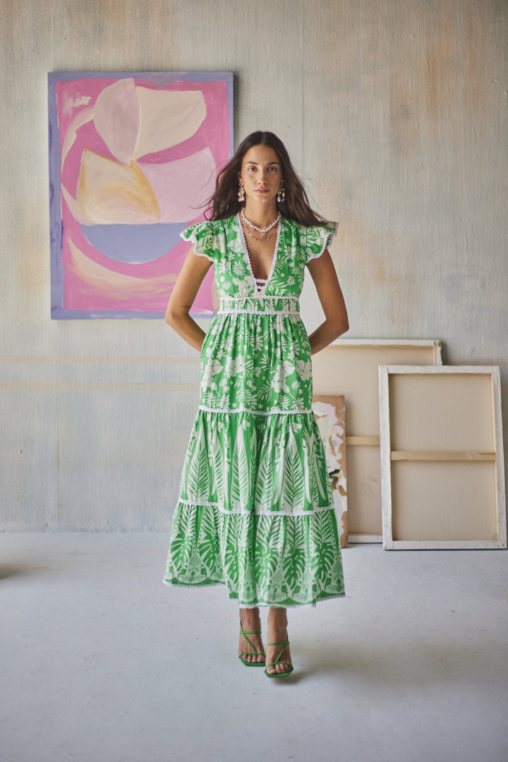 La Verdura Dress - Sage By Mala