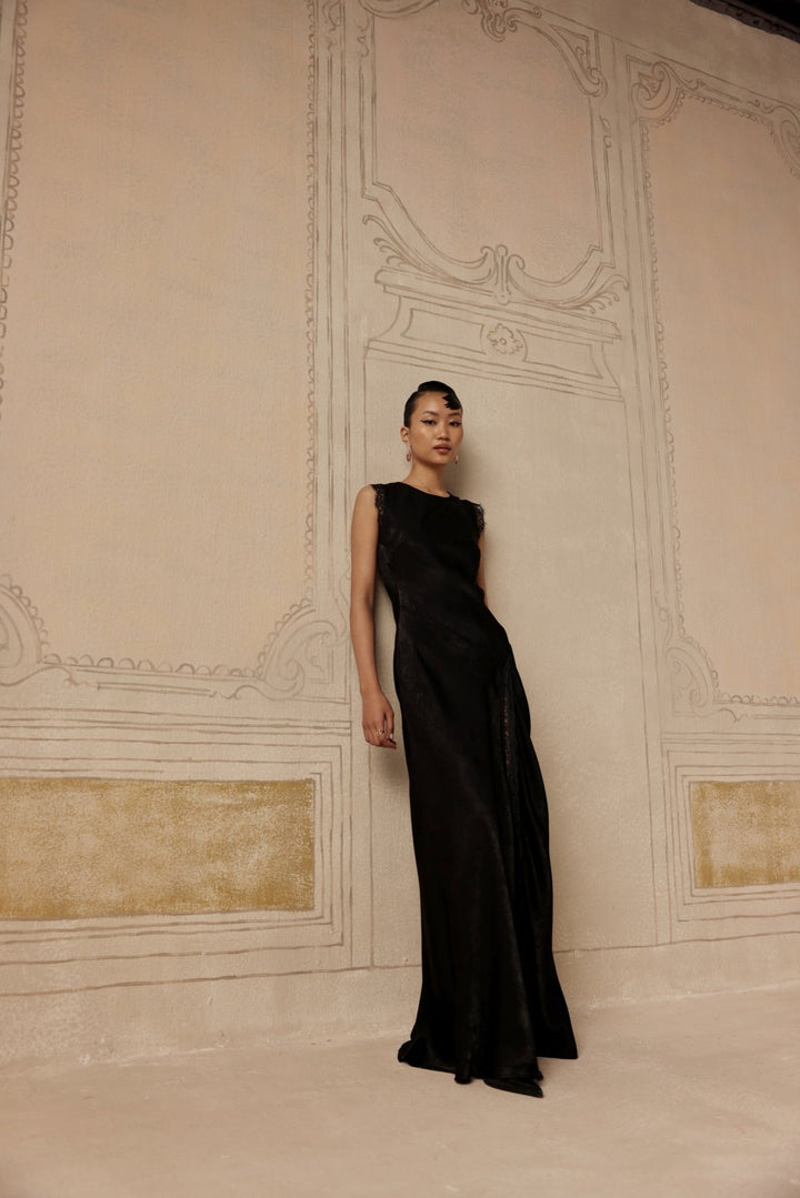 Minuit Nocturne Dress - Sage By Mala