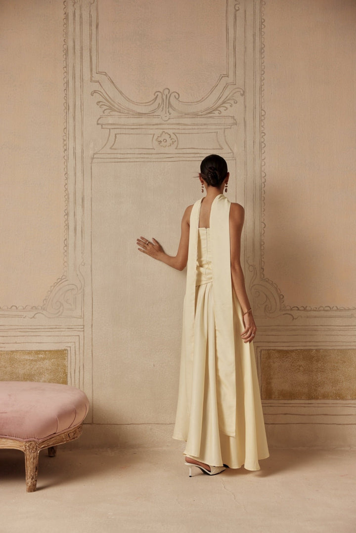 Nacré Slit Skirt - Sage By Mala