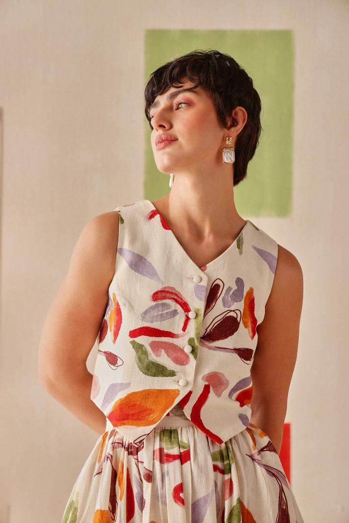Palette Skirt - Sage By Mala