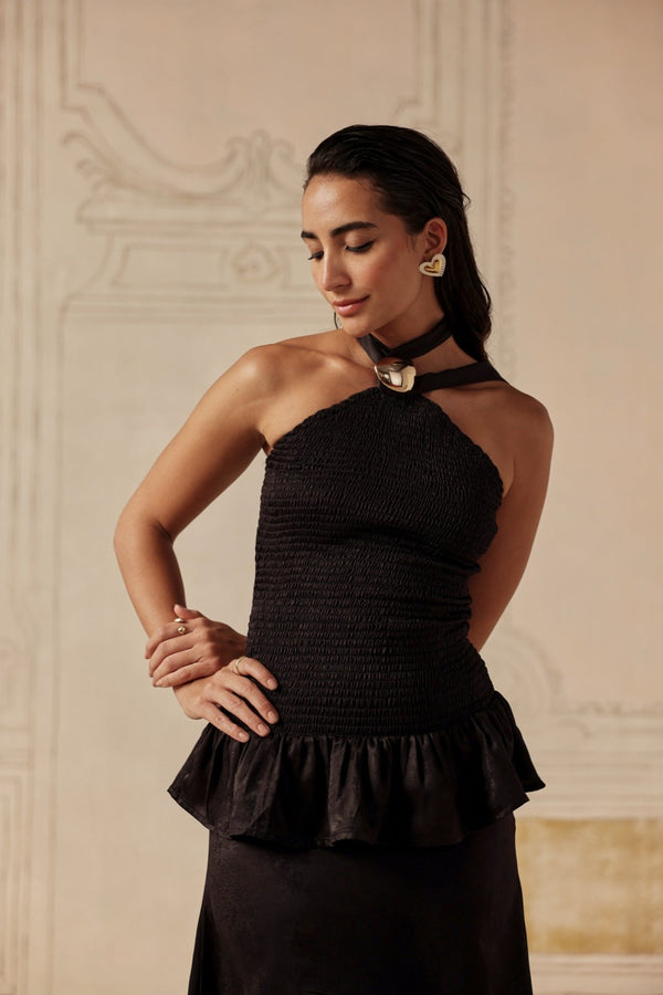 Pigalle Halter Top - Sage By Mala