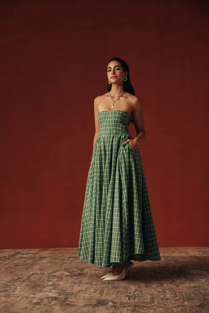 Treillage Dress - Sage By Mala