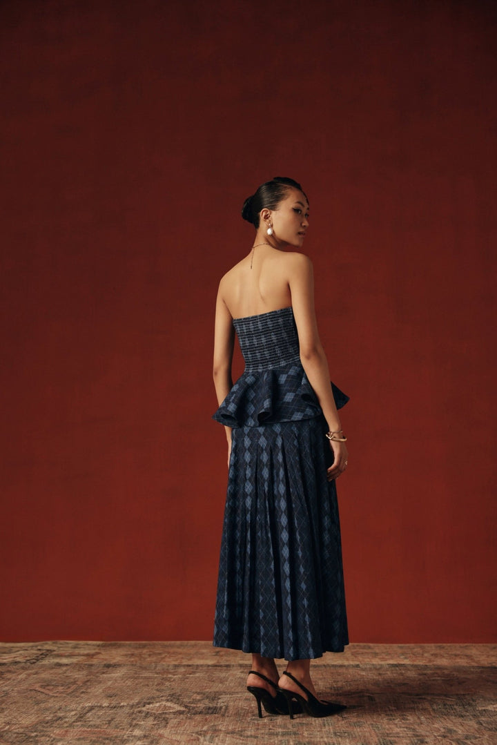 Volant Bustier Top - Sage By Mala