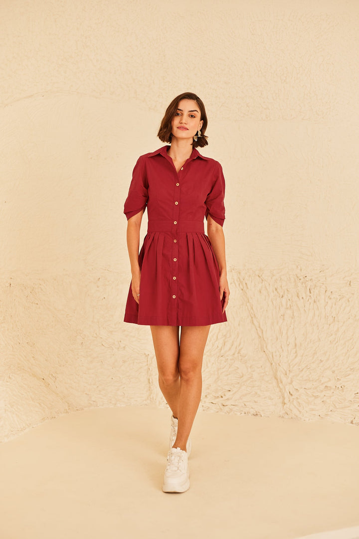 Clara Skater Dress - Sage By Mala