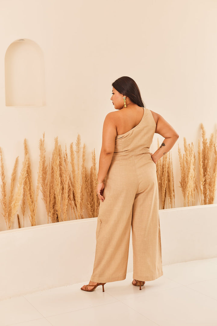 Deep Sand Jumpsuit - Sage By Mala