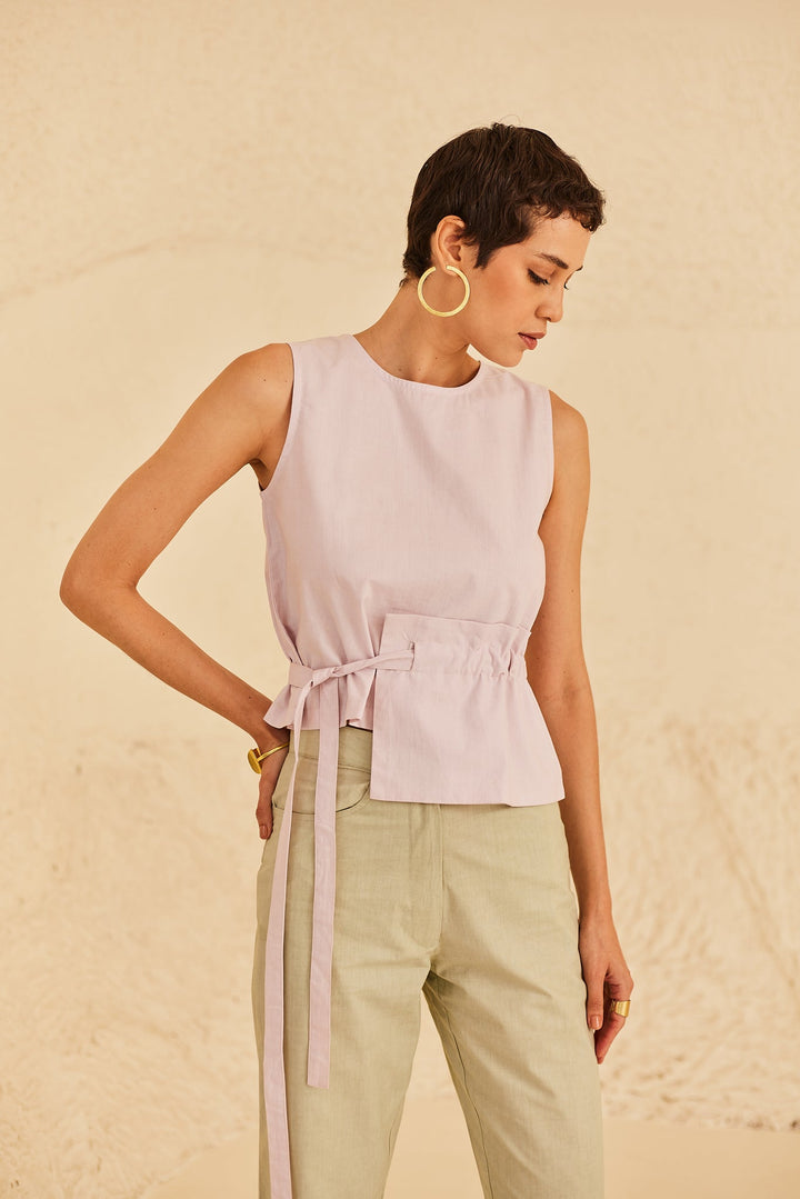 Skye Culotte Trousers - Sage By Mala